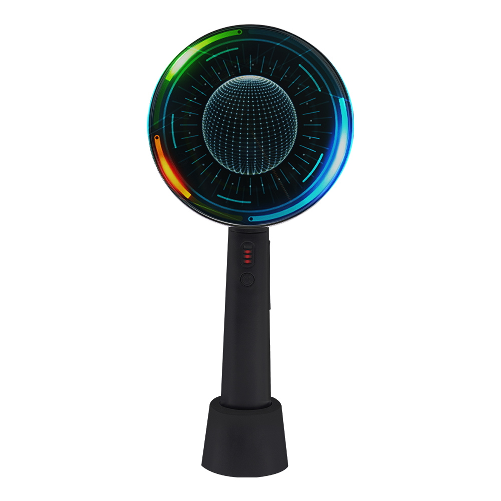 Z10 10cm hand 3d led hologram fan display for concert /bar/super start
